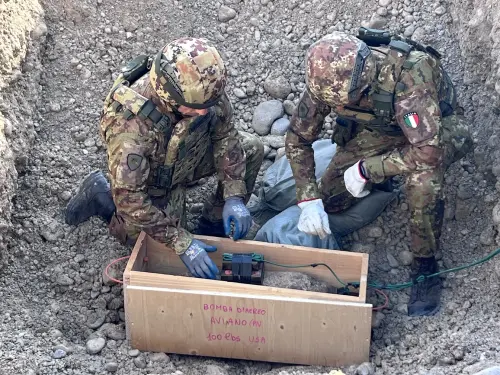 Aviano, concluso il disinnesco dell’ordigno della Seconda guerra mondiale nell’area aeroportuale