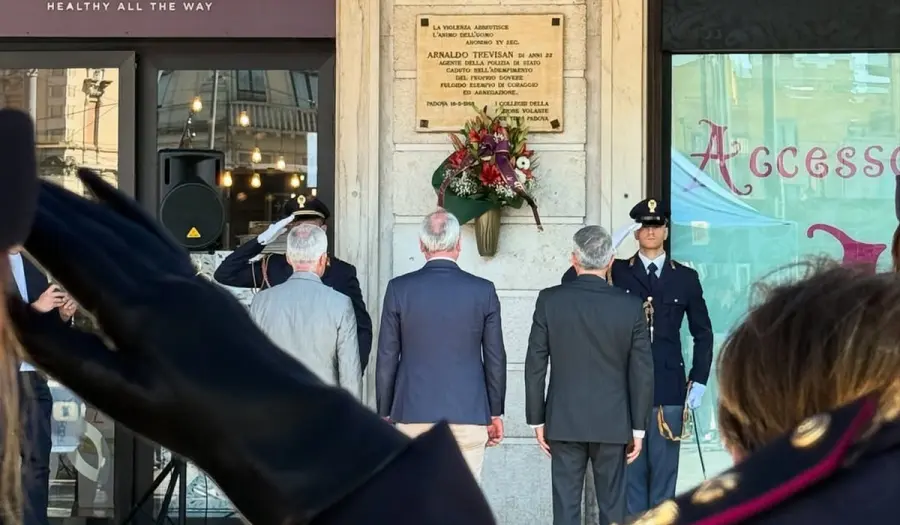 Padova ricorda Arnaldo Trevisan, agente ucciso nel 1988