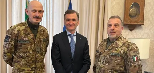 Visita del Comandante del Comando Militare Esercito Abruzzo e Molise alla Prefettura di Chieti