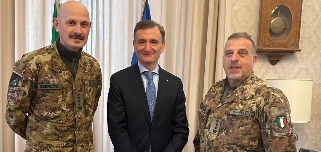 Visita del Comandante del Comando Militare Esercito Abruzzo e Molise alla Prefettura di Chieti